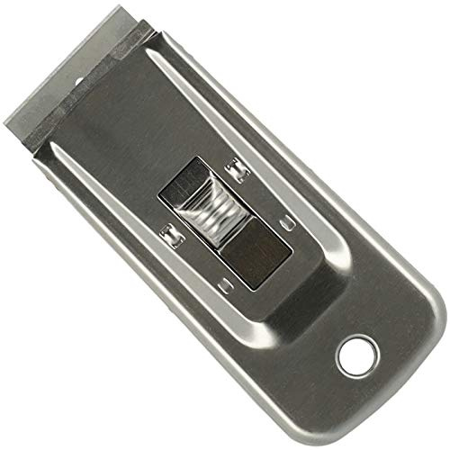 Ceranfeldschaber, mit rostfreier Klinge aus Edelstahl, Metall, P-96502 BULK