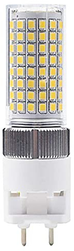 1 Pack G12 16W LED Light Bulb G12 Lamp Corn Light(160W G12 Halogen Replacement Lights) Metal Handle Lamp 2 Pin Base LED Decorative Bulb for Garage Industry Factory Hospital, Neutral light, AC100-277V
