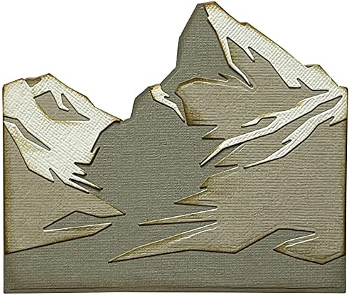 Sizzix Thinlits Stanzschablonen 6PK Berggipfel von Tim Holtz, 665580