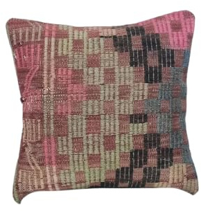 kelim kissen 40x40 cm handgefertigt kelim kissenbezug orientalische kissen kopfkissen viereckig dekorative bohemian kissenhülle dekokissen sofakissen zierkissen code E195