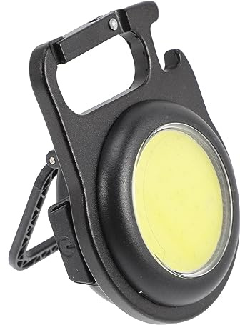 UPKOCH Lampe Torche Porte-clés Cob Rechargeable USB Lampe de Travail Compacte en Alliage D’aluminium Multifonction pour Camping et Réparation Usage Extérieur Quotidien
