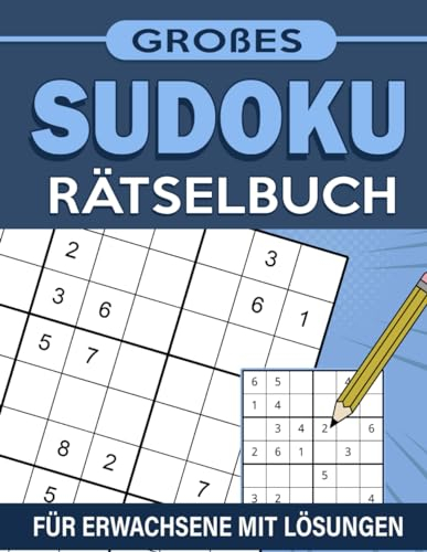 Großes Sudoku-Rätselbuch für Erwachsene