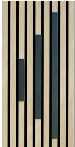 Steinmine - Designmanufaktur Zubehör Magnet-und Dekoleiste für Wandorganizer & Akustikpaneelen für DIY Wandregal für Büro, Küche & Mehr (Magnet und Dekoleiste schwarz länge 60cm)