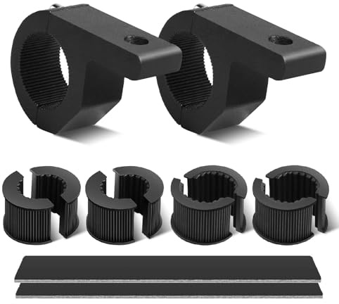 LynKomm Arbeitsleuchten Halterung Universal 19-32mm Klemmhalterung für Frontschutzbügel Geländewagen Auto LKW Motorrad Boot 2 Stück
