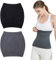 JOYOLA 2 Pièces Hiver Ceinture Lombaire Thermique, Chauffe Reins pour Femmes et Hommes, Ceinture de Soutien Reins, Chauffe Ventre, Chauffe Dos pour le Bas du Dos Réchauffement du Ventre et Des Reins