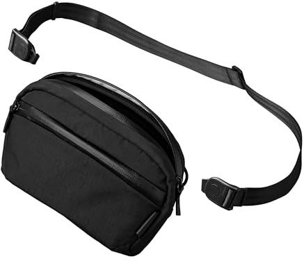 ALPAKA Flight Sling Bag 1L Small Crossbody Sling Bag Black Axoflux 210D