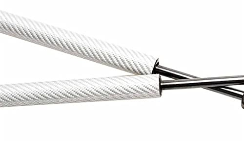 Capó Delantero Resortes Gas Modificados Fibra Carbono Soportes Elevación Brazos Varilla Amortiguadora para Skoda para Scala 2018-2024 Muelle Neumático(Plata)