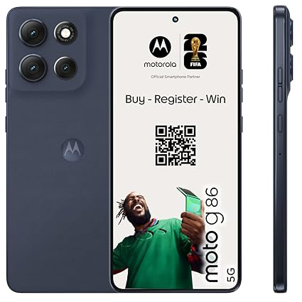 Moto g 86 8, 256 Go, Smartphone debloqué, écran 6,67, Appareil Photo 50 MP, Batterie 5200 mAh, Spellbound (Gris), Coque de Protection et câble USB C Inclus