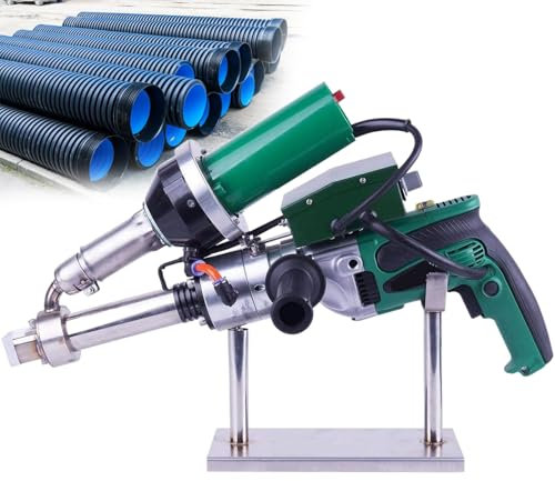 GESAIDES Hand Extrusion Welder Tool Handheld Plastic Extrusion Welder Kit Welding Machine for PP HDPE LDPE Hot Air Plastic Welder