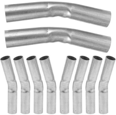 KONTONTY 10 Piezas Tubo Doblado para Invernaderos de Tubos de Accesorios de Invernadero de Grosor Alta Resistencia y Durabilidad