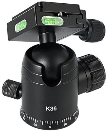 Trípode de 360 grados con soporte de cabeza para cámara fotográfica para entusiastas del video que soporta cámaras de hasta 5 kg de peso, trípode de cámara réflex digital