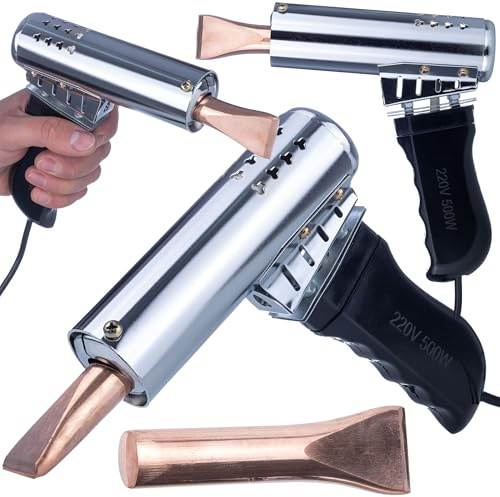 Rosfix Soldering Iron Resistance 500W - Copper Tip 2x11cm, 200-400°C | Fast Heater, Industrial Precision | Ergonomic Handle | Professional Soldering Tool