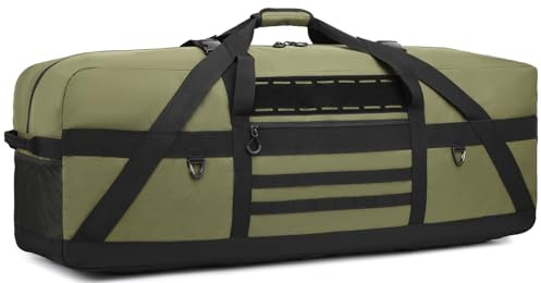 125L XXL große Reisetasche Handgepäck Herren Sporttasche Trainingstasche | 900D Nylon wasserabweisende Sport Gym Tasche für Fitness Weekender Camping
