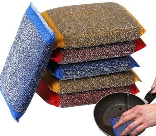 Spugne di rifiuto per lavastoviglie - spugne da cucina riutilizzabili, strumenti di pulizia resistenti ai |, pentole, pentole, utensili, assorbente, Eco M