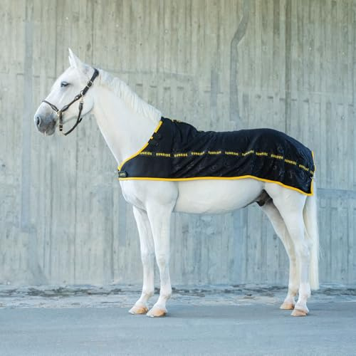 SUNRIDE Fleece Unterdecke (Inlett) für Pferde - Hook&Hold System - mit Abschwitzfunktion - wärmt Rücken- und Nierenbereich - Anti-Pilling Fleece - maschinenwaschbar - atmungsaktiv (125)