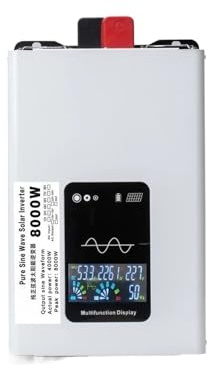 Convertidor Inversor Solar Portátil para Coche Convertidor Voltaje Transformador Inversor Onda Sinusoidal Pura CC 12 V 24 V 220 V 8000 W 10 000 W 12000 W Transformador(24V,220-240V(60HZ),8000W)