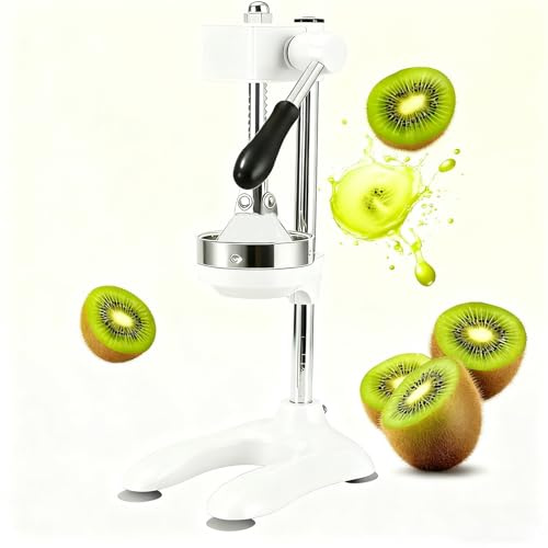 Exprimidor manual profesional de acero inoxidable, exprimidor manual para naranja, limón y cítricos, durabilidad de grado comercial, fácil de limpiar para el hogar y pequeñas empresas