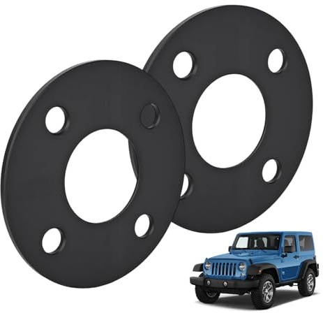 4x100mm Spurverbreiterung, 2pcs 5mm Spurplatten für E30 BMW 318i 325i 325e VW Golf Jetta Audi, M12x1.5 Stehbolzen & Nabenbohrung 57.1mm