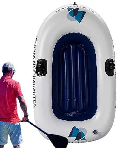 Generiskt uppblåsbar fiskebåt, simkropp för fiske | Bärbara uppblåsbara gummibåtar för vuxna personer för resor fest semester utomhus camping simning bad kul flod