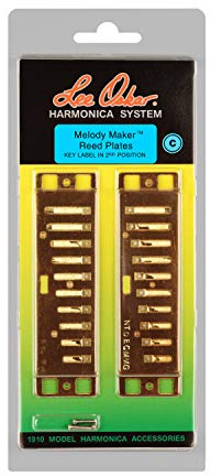 Lee Oskar 797121 Melody Maker Replacement Tuning Plates/Reed Plates, C