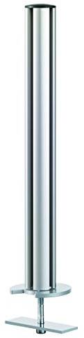 Novus Dahle 961+0419+000 Monitorhalter, Metall, Silber, 84,5 x 5,1 x 5,1 cm
