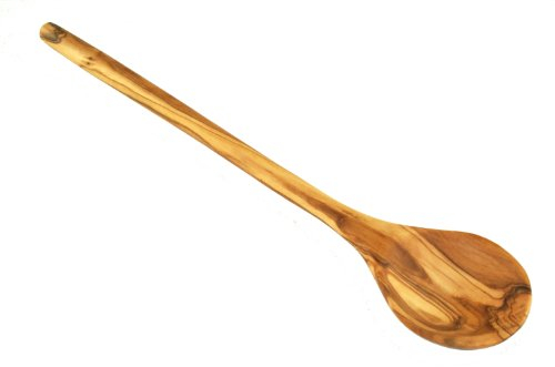 D.O.M. Die Olivenholz-Manufaktur D.O.M. – Cuchara de Madera de Olivo 30 cm Redondo