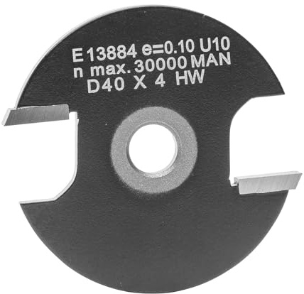 ENT 13884 Scheibennutfräser HW, Schaft (S) 6,35 mm, Durchmesser (D) 40 mm, NL 4 mm