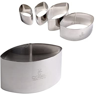 Calisson Inox 83 x 47 x 40 mm – Fabrication Française | Forme authentique avec une découpe nettes et régulière