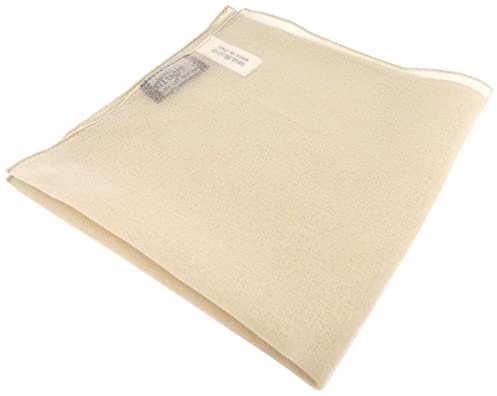 TigerTie - feines kleines Chiffon Einstecktuch in Uni einfarbig - Tuch 25 x 25 cm