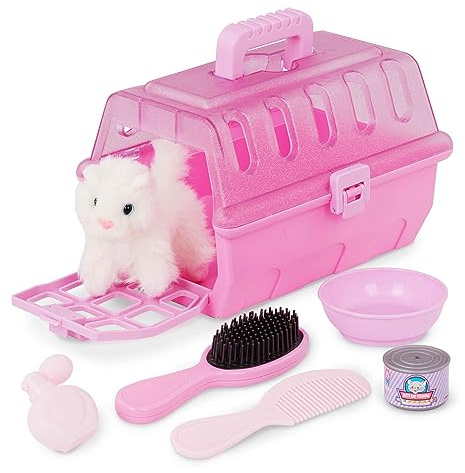 Battat – Play Circle – Pet Carrier – Stuffed Animal Kitten – Plush Toys – Pretend Play – 3+ Years
