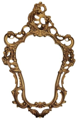 Lnxp EXKLUSIVER WANDSPIEGEL ANTIK BAROCKSPIEGEL Rokoko Retro ANTIK Gold 50X76 WANDDEKO
