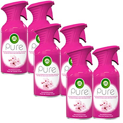 Air Wick Premium-Duftspray PURE Kirschblütenzauber Duopack 3er Pack (3 x 2x250ml)
