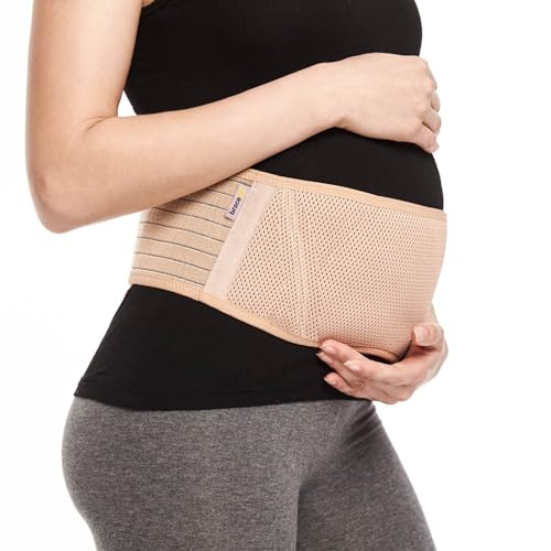 BraceUP Pancera Gravidanza, Fascia Gravidanza - Cintura di Maternità, Fascia Gravidanza Sostegno Pancia e Schiena, Regalo per le mamme incinte alla prima esperienza
