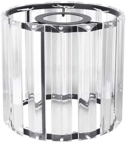 Crystal Lampshade Decked Accessories Glass Pendant Light Ornament Kits Light Shade Replacement Drum Lampshades Wall Light Shades Shade Ceiling Light Cover Lamp Shade