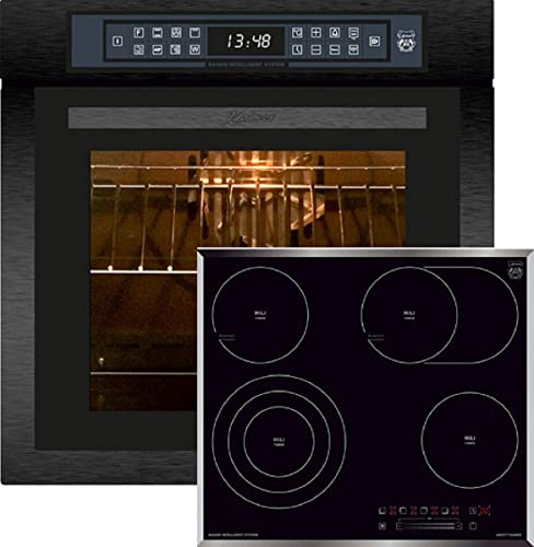 Kaiser Juego de horno EH 6306 RS+KCT 6715 F, horno empotrado, 79L 15 funciones + vitrocerámica 60cm