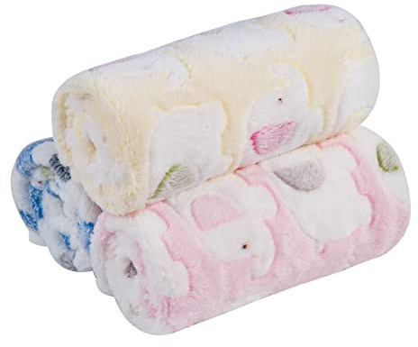 Pet Soft Haustier Decke für Hunde - Waschbar Hundedecke Katzendecken, Weiche Warme Haustierdecke für Kleine Hunde Welpen Katzen (Medium, Elefant)