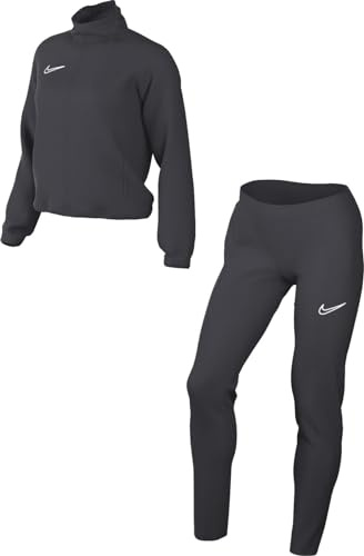 Nike Accademia Dri-Fit Tuta da Allenamento, Antracite/Bianco, XS Donna