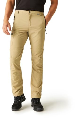 Regatta Herren-Wanderhose Leesville II Zip Off mit wasserabweisender Oberfläche, perfekt zum Wandern, Spazierengehen und für Outdoor-Aktivitäten