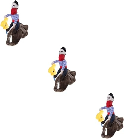YARNOW 3stücke Pet Costume Rider Für Hunde Lustiges Kostüm Für Haustiere s Zufällige Farbe Für Partys Halloween Weihnachten Fototermine Und