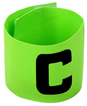 Yonuaret Kapitänsbinde Kinder, Spielführerbinde Kinder Fussball, Kapitänsbinde Für Erwachsene, Auswechselbares Mannschaftsführerarmband Elastic Kapitäns Armbinden Für Herren Mädchen