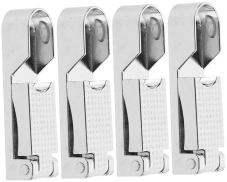 FONDOTIN 4stücke Teiliges Kleiderstangenhalterung Aus Zinklegierung Multifunktionale Wandhalterung Für Schrank Und Handtuchstangen Einfache Installation Stabil Und Langlebig Für