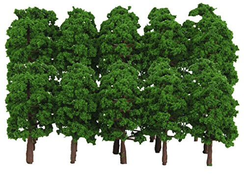 40 x Alberi Modello FAI DA TE Ferrovia Paesaggio Accessorio 3.15 Pollici 1/150 N Scala per Treno Layout e Diorami