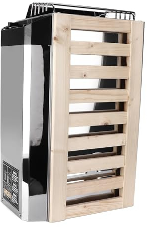 Stufa for sauna 3KW Stufa for sauna in acciaio inossidabile Controllo interno Stufa for riscaldamento for sauna for camera da letto Stufa for riscaldamento for sauna for ufficio Con protezione da care