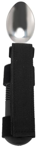 Glomora Cuchara adaptable, puño universal, cubiertos adaptables, utensilio adaptable de fácil agarre para personas mayores, para Parkinson, accidente cerebrovascular, artritis, tem