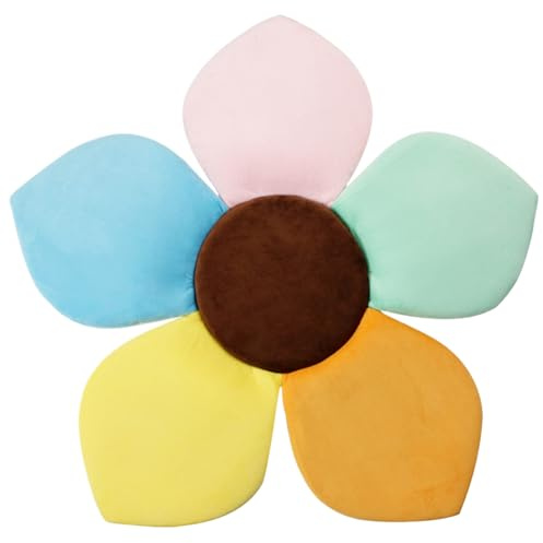 Tappetino da bagnetto per bambini Supporto di sicurezza Vasca da bagno per fiori per bambino Morbido inserto per lavandino Vasca da bagno Petalo, Petali di fiori multicolori ripieni Sedile da bagn.