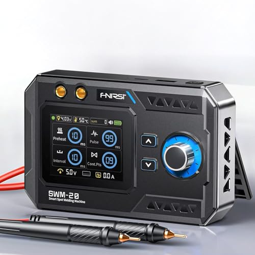 SWM-20 Portable Spot Welder Double Pulse Battery Welding Machine 18650 Battery DIY Pack Welding Tool 0.5mm Nickel Chip(SWM-20)