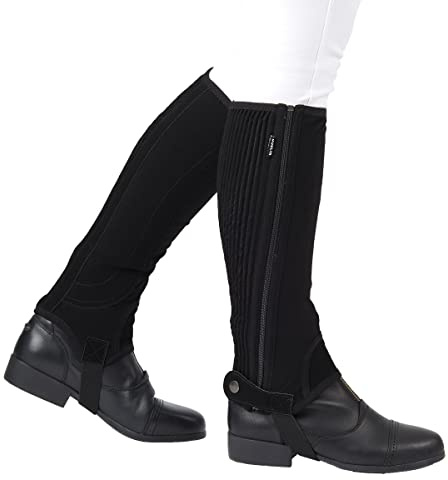 Dublin Half Chaps II per Bambini di Facile Manutenzione Nero