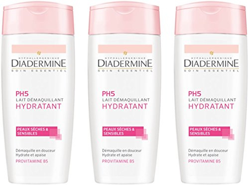 Diadermine – rengöringsmjölk för ansiktet – fuktgivande – 200 ml – 3 stycken