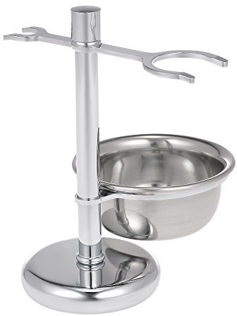 2 in 1 Edelstahl Rasier-Halter f¨¹r Rasieren Rasiermesser Pinsel & Rasieren Seifenschale M?nner Rasier-Kit