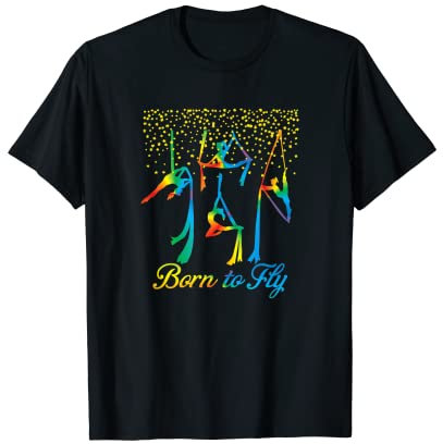 Aerial Yoga Antenne Hoop Air Silks Akrobatik Silk Dancer T-Shirt